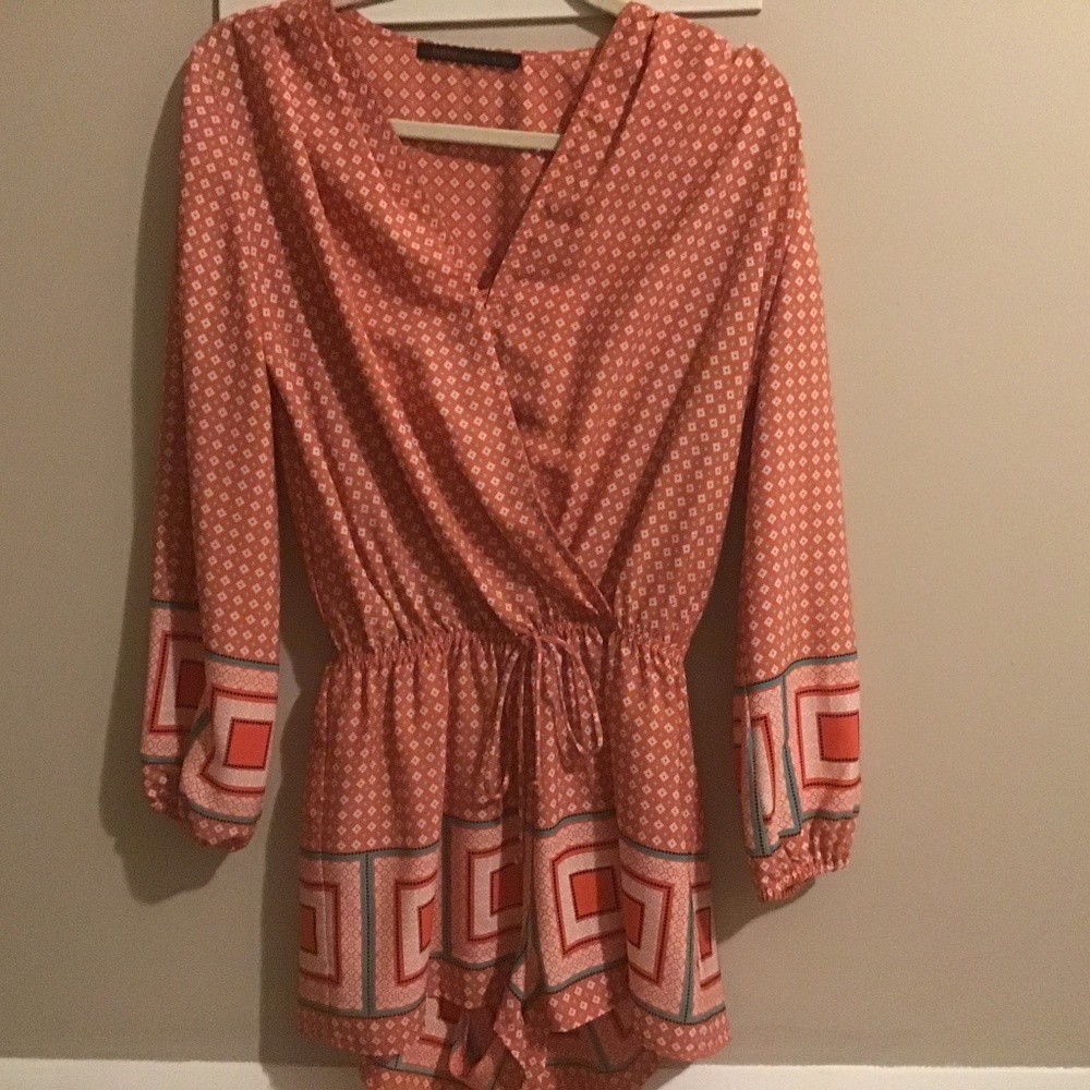 Fraiche long sleeve romper